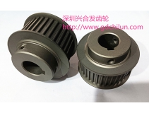 Hard anode synchronous pulley